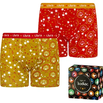 Boxerky Pánské boxerky Frogies Zodiac Váhy 2P Dárkové balení Frogies Other 1574903