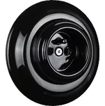 Elhard KV6000B Keramik zásuvka - kulatá, černá - komplet