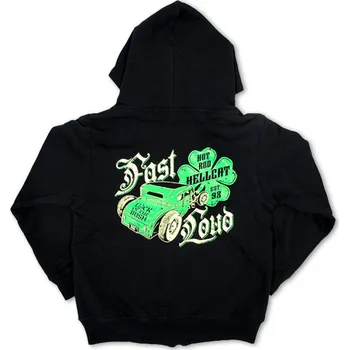 Chlapecké oblečení HOT ROD HELLCAT Irish, Hotrod Hellcat, Kids, Hoodies Barva: Černá, Velikost: 8-9-R