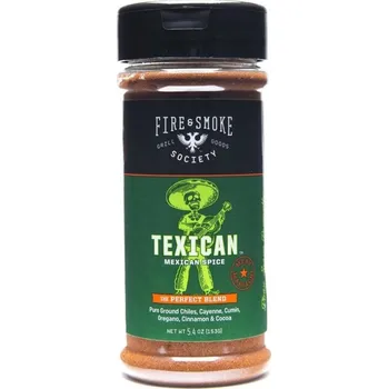Koření Fire & Smoke BBQ koření Texican Mexican Spice Rub 153g Fire & Smoke
