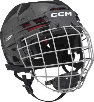 Hokejová helma CCM Tacks 70 Combo JR Junior červená