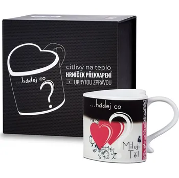 Stolování Hrníček překvapení Deluxe - Srdce