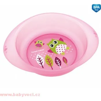 Sada nádobí Plastová miska sova > varianta sova růžová