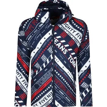 Tommy Jeans Péřová bunda | Barva:tmavě modrá | Velikost:XXL