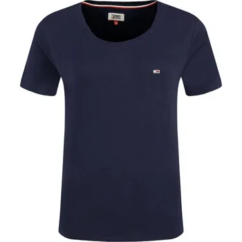 Tommy Jeans Tričko TJW SOFT | Barva:tmavě modrá | Velikost:XS