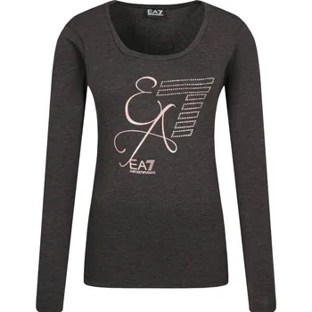 Dámské tričko EA7 Halenka | Barva:grafitově šedý | Velikost:S