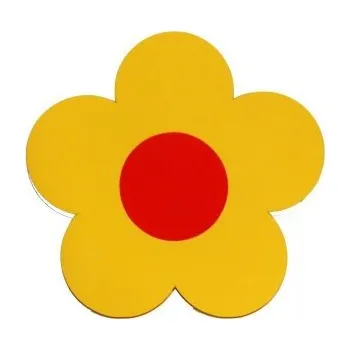 Plavecké brýle Plavecká deska kytka duhová > varianta červeno-žlutá