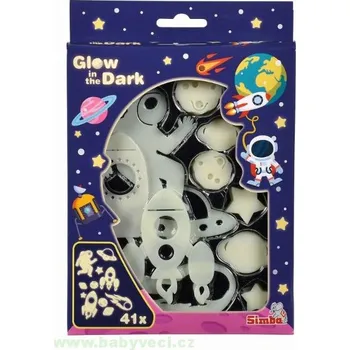 Dekorace do dětského pokoje Vesmírná svítící sada dekorace > varianta vesmír