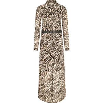 Dámská móda Michael Kors Šaty s opaskem SAFARI | Barva:bronzově hnědý | Velikost:S