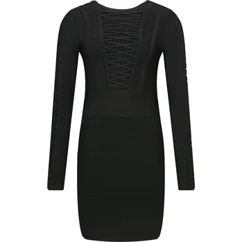 Dámské šaty Marciano Guess Šaty MY FANTASY BANDAGE | Barva:černý | Velikost:L