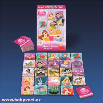 Desková hra Pexeso Princess princezny