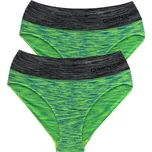 Dámské bezešvé kalhotky GreeNice Art: 6340 ( 2ks v balení ) Barva: Zelená, Velikost: M/L