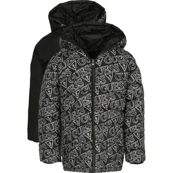 Pánská bunda Guess Oboustranná bunda 2v1 | Barva:černý | Velikost:128