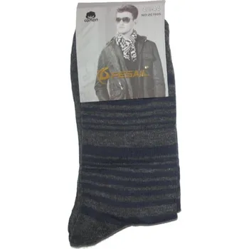 Pánské kalhoty Pánské bavlněné ponožky klasické 1005 modrá TM