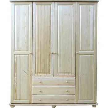 Šatní skříň Velká šatní skříň IRINI kombinovaná Barevné provedení: Přírodní