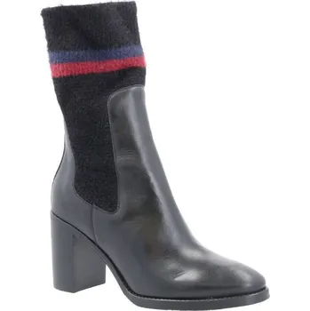 Dámské holínky Tommy Hilfiger Kůžoné kotníkové boty COSY | Barva:černý | Velikost:41