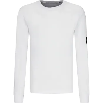 CALVIN KLEIN JEANS Tričko s dlouhým rukávem | Barva:bílý | Velikost:XXL