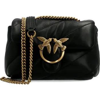 Pinko Kůžoná crossbody kabelka LOVE MINI PUFF | Barva:černý | Velikost:OS