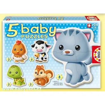 Baby puzzle Educa > varianta domácí zvířátka