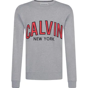 Pánská mikina CALVIN KLEIN JEANS Mikina CALVIN GRAPHIC | Barva:šedý | Velikost:L
