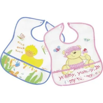 Bryndák Průhledný bryndák s kapsou > varianta modrý