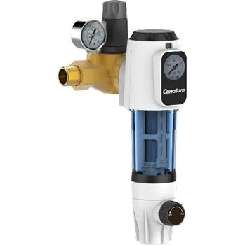 vodní filtr Filtr na vodu s proplachem Canature CPF-3-L připojení ¾" a redukčním ventilem