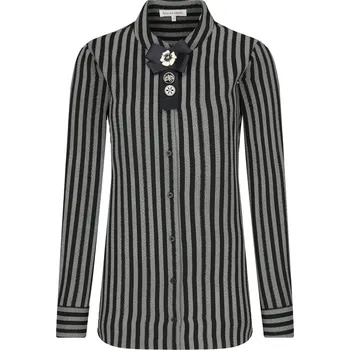 Dámská košile Silvian Heach Košile YLOLA | Barva:černý | Velikost:XS