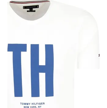 Pánské tričko Tommy Hilfiger Tričko BIG TH | Barva:bílý | Velikost:XL