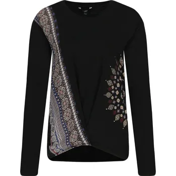 Dámské tričko Desigual Halenka marsella | Barva:černý | Velikost:XS