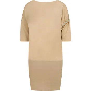 Dámské šaty Liu Jo Vlněná šaty | Barva:béžový | Velikost:XS