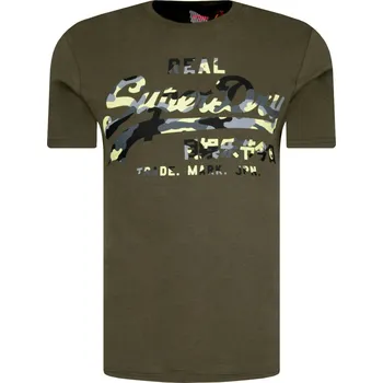 Oblečení a móda Superdry Tričko VL INFILL | Barva:khaki | Velikost:S