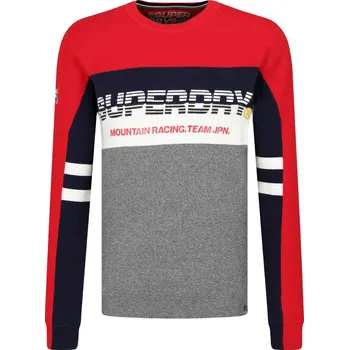 Pánská mikina Superdry Mikina MEGA LOGO CREW | Barva:šedý | Velikost:XXL