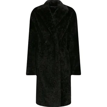 Dámský kabát Trussardi Jeans Kabát | Barva:černý | Velikost:36