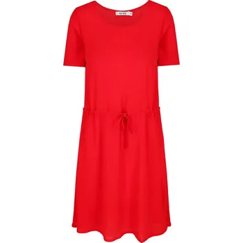 Dámské šaty NA-KD Šaty | Barva:červený | Velikost:34