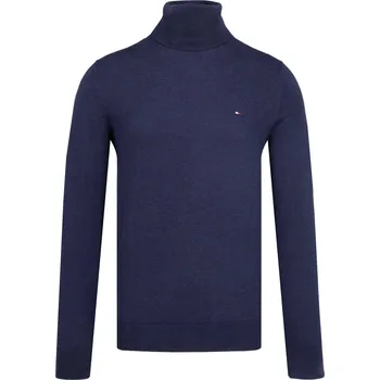 Pánský svetr Tommy Hilfiger Rolák | Barva:tmavě modrá | Velikost:XL