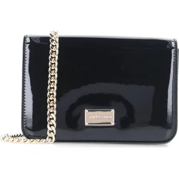 Kabelka Trussardi Jeans Crossbody kabelka/psaníčko GUSSET VERNICE | Barva:černý | Velikost:OS