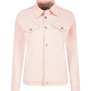 Dámská casual bunda Calvin Klein Džínová bunda CLASSIC TRUCKER | Barva:pudrově růžový | Velikost:38