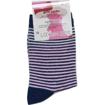 Sportovní oblečení Klasické ponožky dívčí levné-7959 fialová