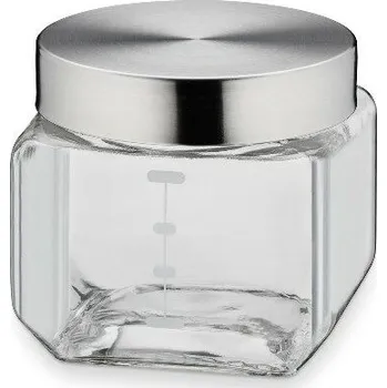 Dóza na potraviny KELA Dóza skladovací sklo / nerez ISA 0,75 l KL-10770