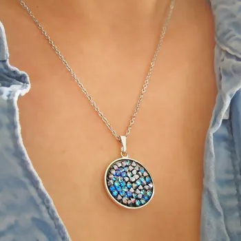 Náhrdelník Náhrdelník menší KOLO Rocks Swarovski Crystal Rhodium