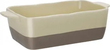 Olympia Obdélníkový keramický pekáč 32,5 x 17,6 cm krémový/šedý/béžový