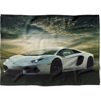 Dětská deka Deka Lamborghini 150x120 cm (Rozměr : 200 x 140 cm, Podšití beránkem: NE)