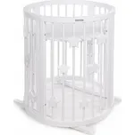 Mimiko kulatá postýlka 9v1 Stars - White