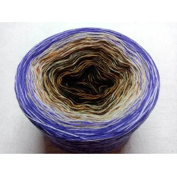 Příze Samanta merino 3-nitka 1000m (Duhové klubko Samanta merino)