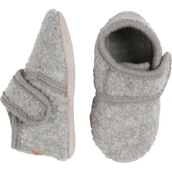 mpDenmark dětské vlněné botky na doma Šedá 16-17