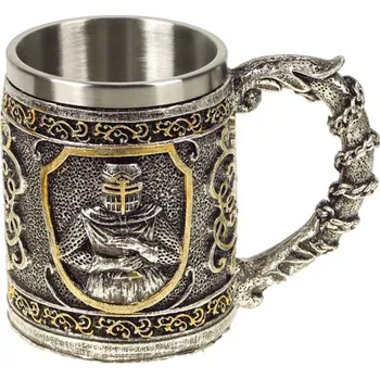 Sklenice Pohár templářských rytířů (dekorace na poličku)