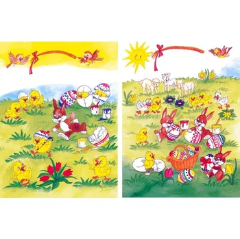 Dárková taška taška PE, VELIKONOCE, 36x27,5cm, PE