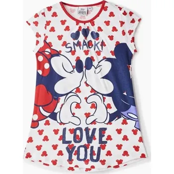 Dámská noční košile Noční košilka košile MINNIE > varianta 2045 červená Barva: 2045 červená, Velikost: 98