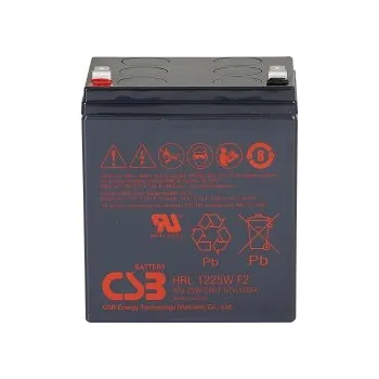 Trakční baterie CSB BATTERY HRL1225W F2 12V 5,9AH
