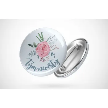 Svatební dekorace Rozlučková placka tým nevěsty - průměr 25 mm